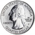 25 cents Quarter Dollar 2010 USA Mount Hood 5th National Park mint mark P