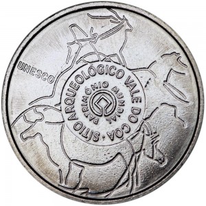 2.5 euro 2010 Portugal, Prehistoric Rock-Art Site of the Côa Valley price, composition, diameter, thickness, mintage, orientation, video, authenticity, weight, Description
