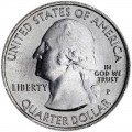 25 cents Quarter Dollar 2011 USA Glacier 7th National Park mint mark P