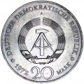 20 марок 1972 Германия, Фридрих Шиллер
