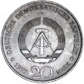 20 марок 1972 Германия Вильгельм Пик