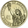 1 Dollar 2008 USA, 8 Präsident Martin Van Buren P