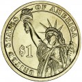 1 доллар 2009 США, 9 президент Уильям Генри Гаррисон двор Р