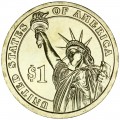 1 доллар 2010 США, 15 президент Джеймс Бьюкенен двор Р