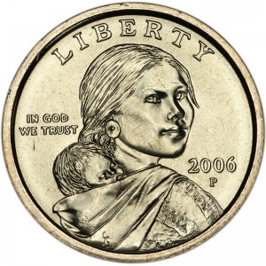1 dollar 2006 USA Native American Sacagawea, mint P