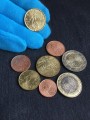 Набор евро Франция разные года (8 монет)