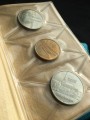A set of 5 marks 1989 Germany, 500th Anniversary of the Birth of Thomas Münzer, 2 coins
