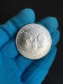1 доллар 1998 США Шагающая Свобода,  UNC, серебро