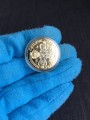 5 Rubel 1762 Peter III, eine Kopie im Münzkapseln