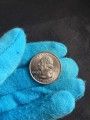 25 cents Quarter Dollar 2007 USA Wyoming mint mark D