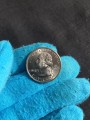 25 cents Quarter Dollar 2001 USA Rhode Island mint mark D