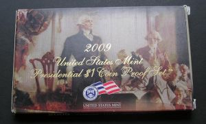 2009 United States Mint Presidential $1 Coin Proof Set price, composition, diameter, thickness, mintage, orientation, video, authenticity, weight, Description