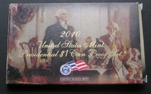 2010 United States Mint Presidential $1 Coin Proof Set price, composition, diameter, thickness, mintage, orientation, video, authenticity, weight, Description