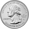 25 cents Quarter Dollar 2012 USA "Acadia" 13th National Park mint mark S