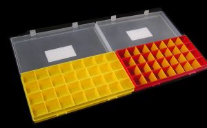 Plastic Box for coins (32 places), for dealers