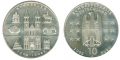 10 евро 2005 Германия,1200-летие Магдебурга, серебро