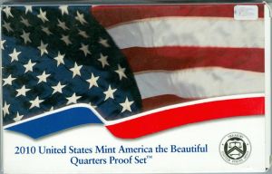 Set of Quarter Dollars 2010 USA series "America the Beautiful" proof, mint S, nickel price, composition, diameter, thickness, mintage, orientation, video, authenticity, weight, Description