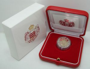2 euro 2010 Monaco Albert II, coin in the box, proof price, composition, diameter, thickness, mintage, orientation, video, authenticity, weight, Description