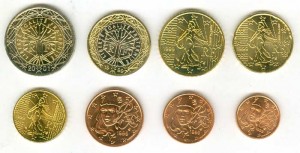 Euro Münzset Frankreich verschiedene Jahre Preis, Komposition, Durchmesser, Dicke, Auflage, Gleichachsigkeit, Video, Authentizitat, Gewicht, Beschreibung