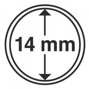 Капсулa для монет Leuchtturm 14 мм