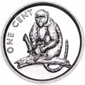 1 cent 2003 Cook islands Monkey