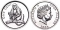 1 cent 2003 Cook islands Monkey