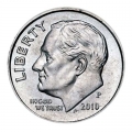 10 центов 2010 США Рузвельт, двор P