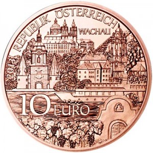 10 euro 2013 Austria, Lower Austria price, composition, diameter, thickness, mintage, orientation, video, authenticity, weight, Description