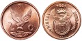 2 cents 2001 South Africa African Fish Eagle