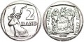 2 rand 1990 South Africa, antelope