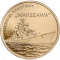2 Zloty 2013 Polen Zerstörer Warschau (Niszczyciel rakietowy Warszawa)