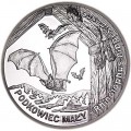 20 zloty 2010 Poland Lesser Horseshoe Bat (Podkowiec Maly)