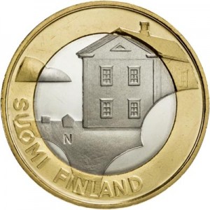 5 Euro 2013 Finland, Ostrobothnia Buildings price, composition, diameter, thickness, mintage, orientation, video, authenticity, weight, Description