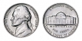 5 cents (Nickel) 1963 USA, P