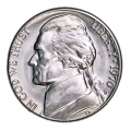 Nickel fünf Cent 1970 USA, Minze D