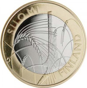 5 евро 2011 Финляндия Саво "Исторические провинции Финляндии" цена, стоимость