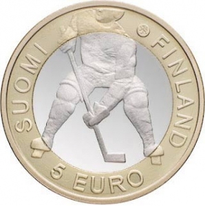 5 euro 2012, Finland, 2012 IIHF World Championship price, composition, diameter, thickness, mintage, orientation, video, authenticity, weight, Description