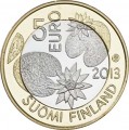 5 euros 2013, Finland, North nature. Summer