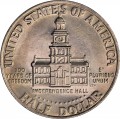 50 cents (Half Dollar) 1976 USA Independence hall mint mark P, from circulation