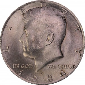 50 центов 1984 США Кеннеди двор P цена, стоимость