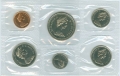 Annual Canadian coin set 1975 (6 coins)