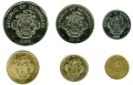 A set of coins 2004-2010 Seychelles, 6 coins