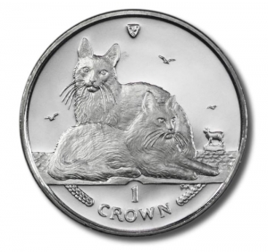 1 crown 2011 Isle of Man Turkish Angora price, composition, diameter, thickness, mintage, orientation, video, authenticity, weight, Description