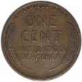 1 cent 1921 Wheat ears USA, P, from circulation