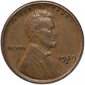 1 cent 1929 Wheat ears US, D, from circulation