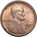 1 cent 1929 Wheat ears US, S, from circulation