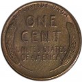 1 cent 1953 Wheat ears USA, S, from circulation