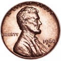 1 цент 1960 США Линкольн D, UNC