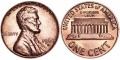 1 цент 1960 США Линкольн D, UNC