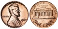 1 цент 1967 США Линкольн, двор P